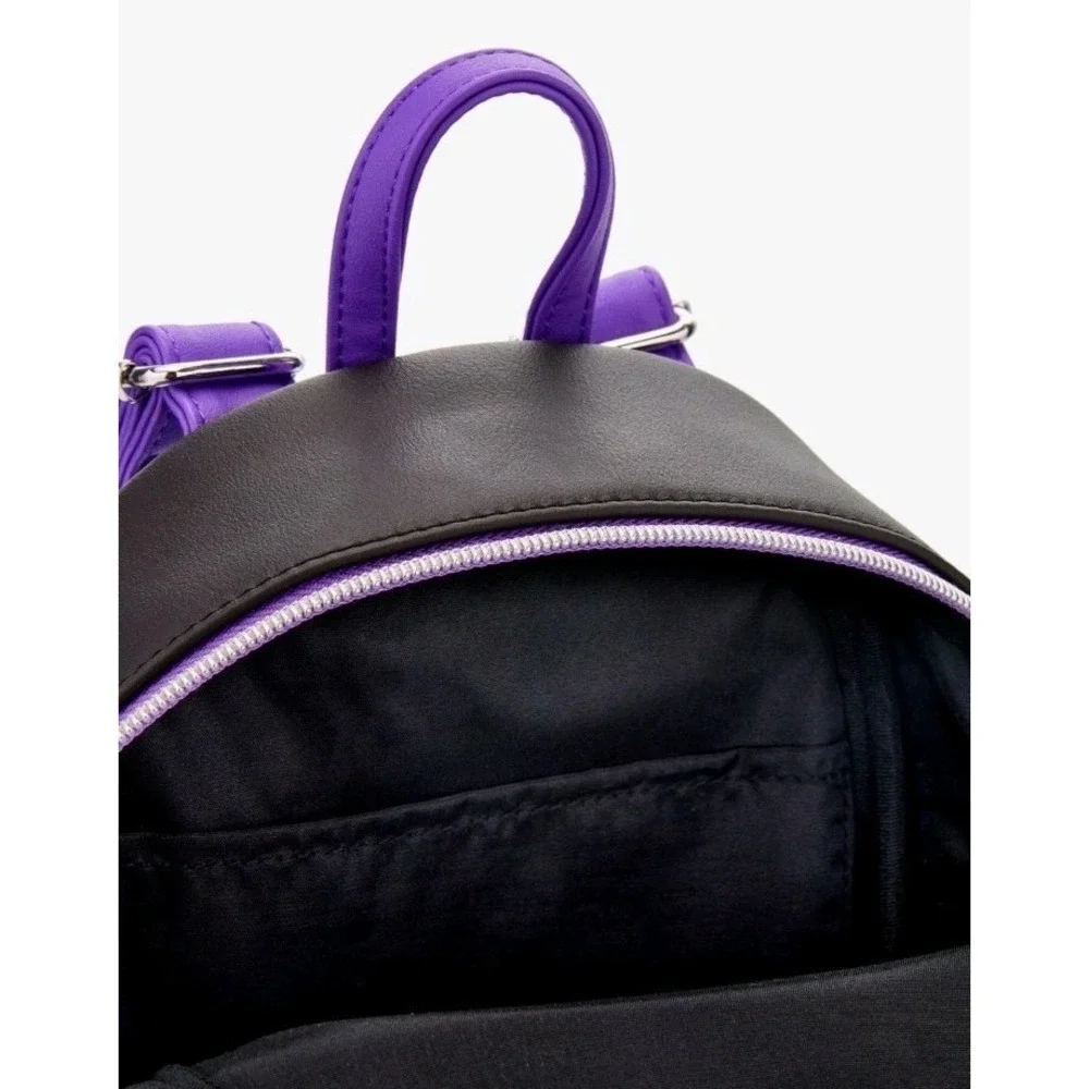 Loungefly Disney Villains Trio Roses Ursula Scar‎ Maleficent Backpack & WALLET